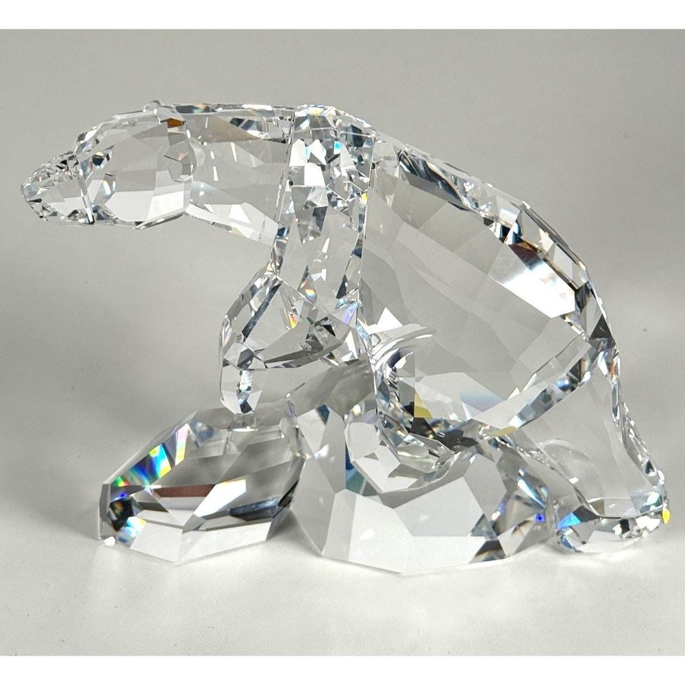 Swarovski Crystal Large Polar Bear 085747 / 7649 NR 085 Retired MIB Adi Stocker